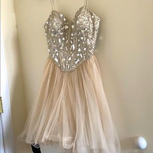 Sex in the city Bejeweled corset tutu dress size 4